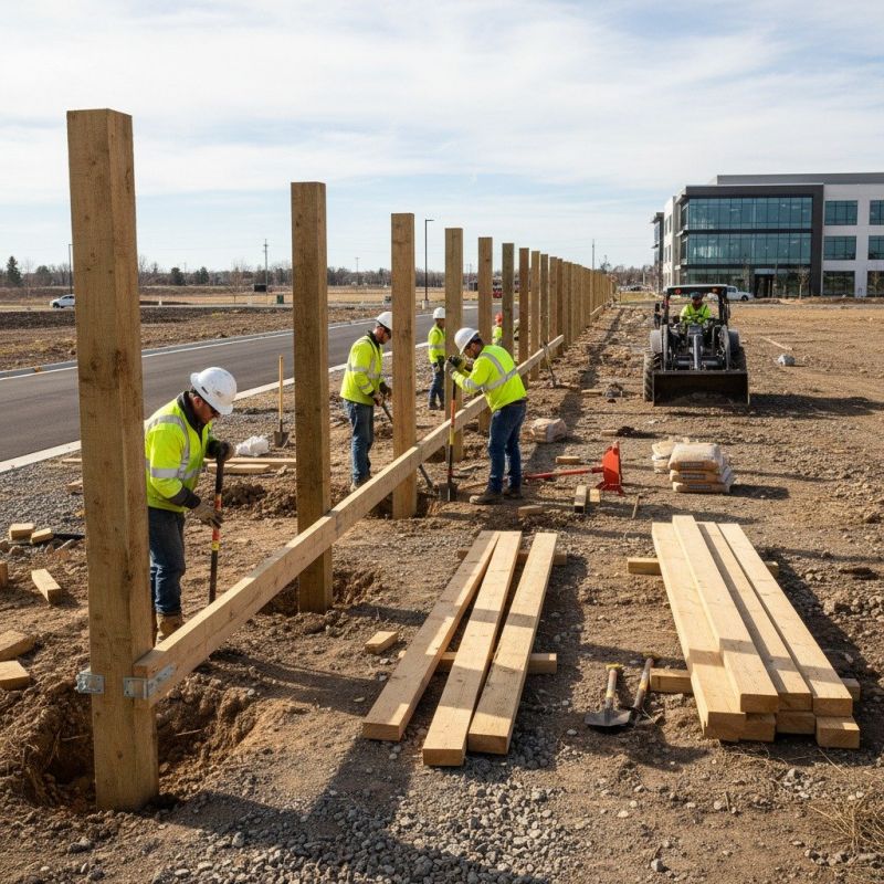 Church Fence Installation