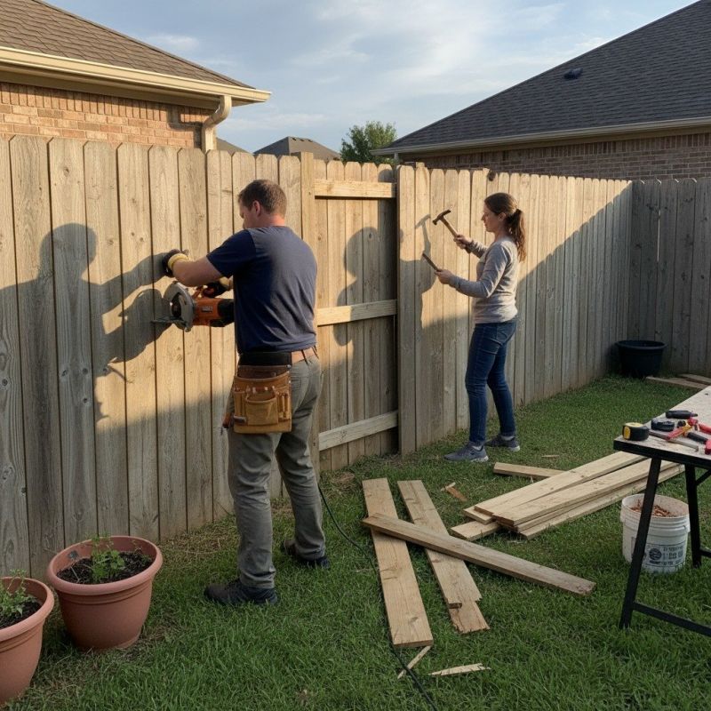 Composite Fence Repair
