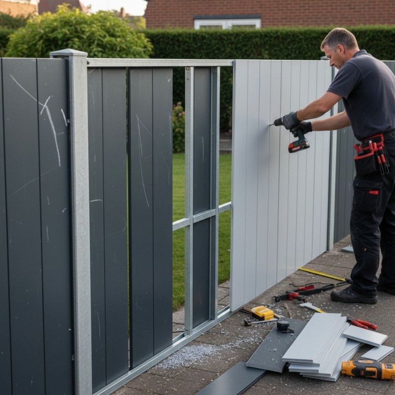 Fence Rail Repair