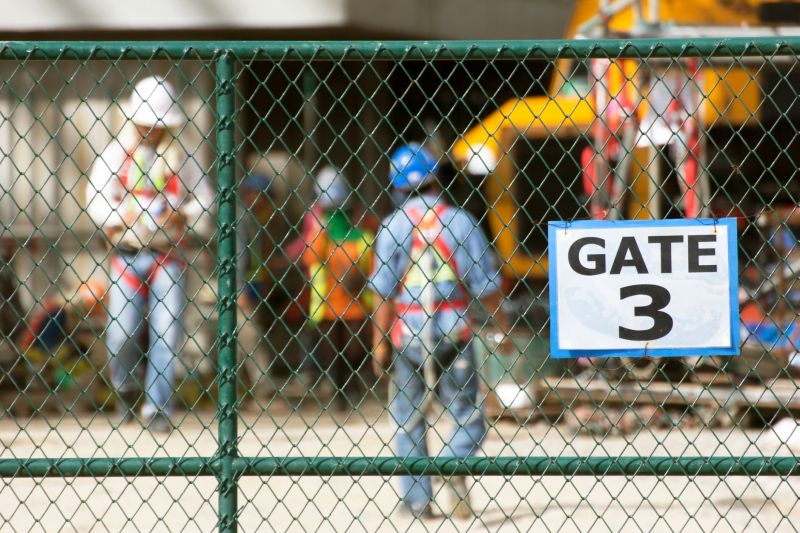 Industrial Fence Installation