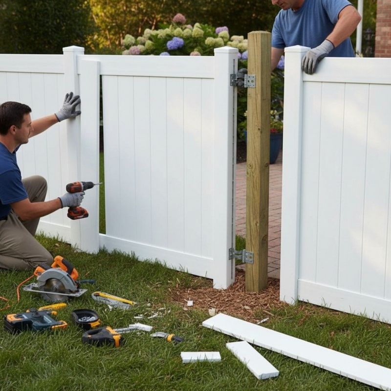 Wood Fence Repair